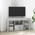 vidaXL Kątowa szafka LED pod telewizor 100 x 40 x 50 cm Betonowy szary