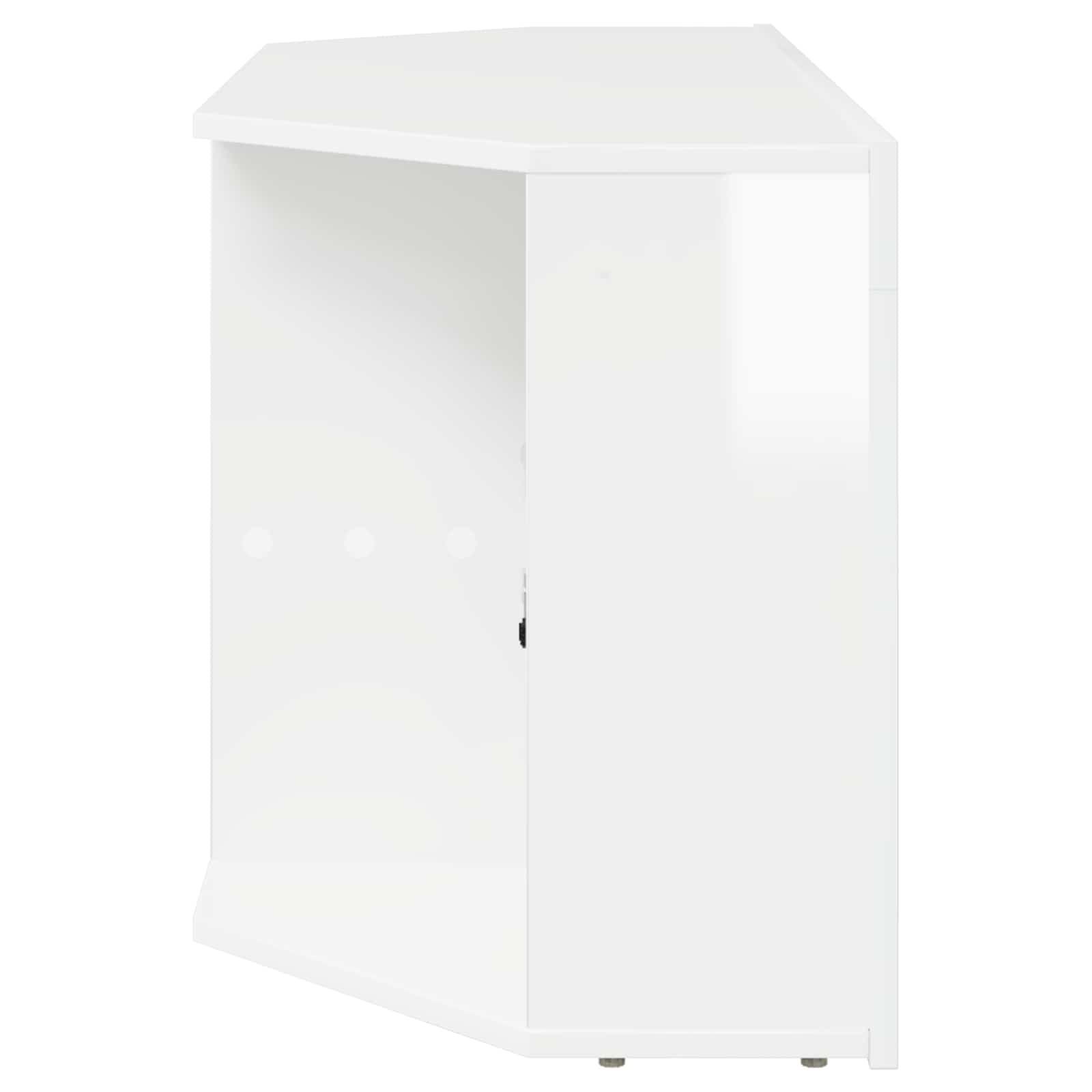 vidaXL Kątowa szafka LED pod telewizor 100 x 40 x 50 cm
