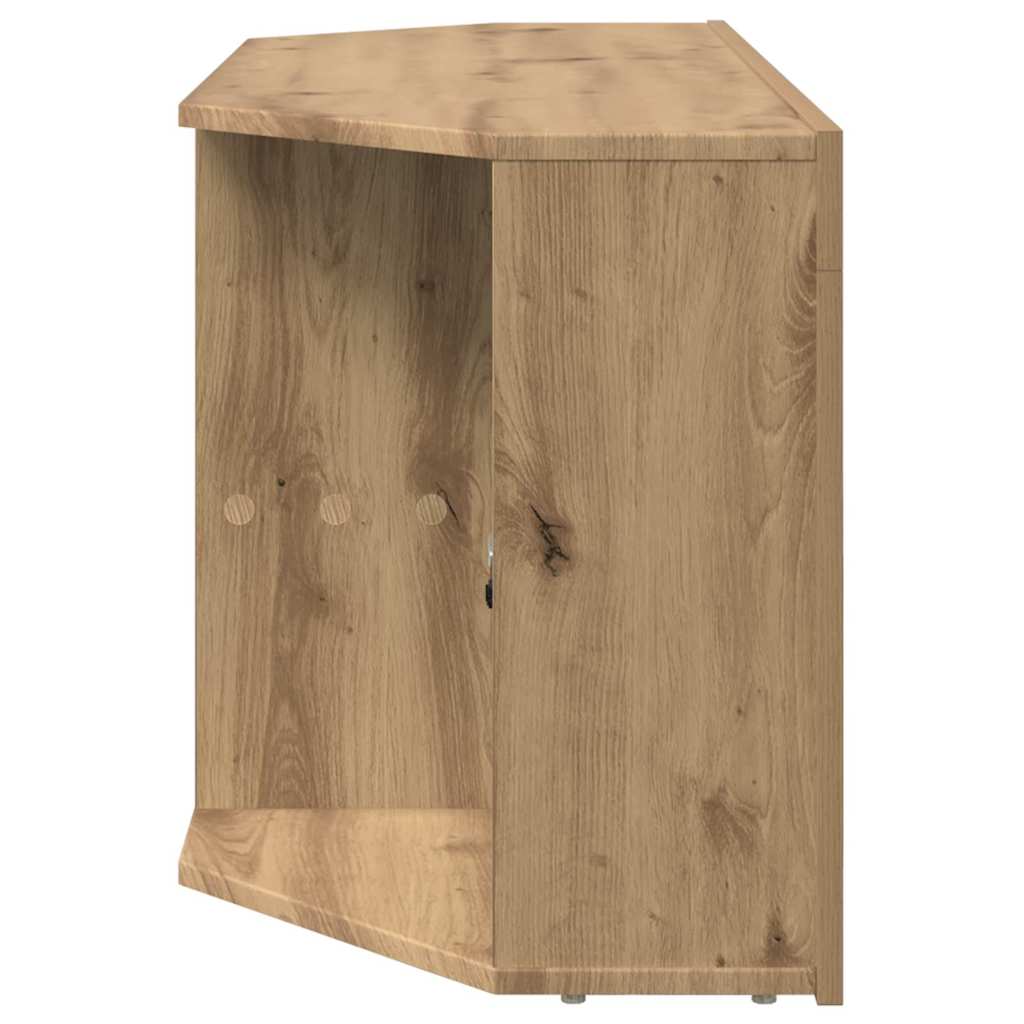 vidaXL Kątowa szafka LED pod telewizor 100 x 40 x 50 cm