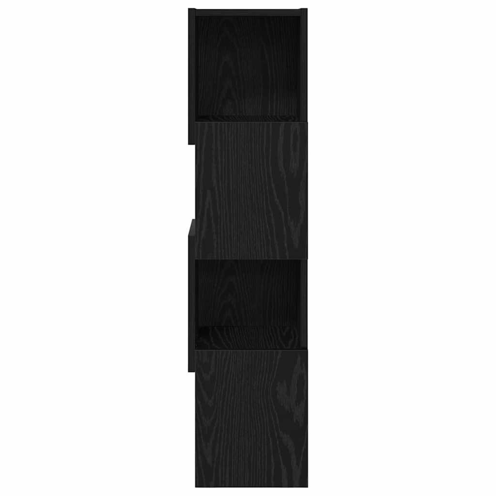 vidaXL Szafka narożna Czarny Dąb 25,5x25x102cm Materiał drewnopochodny