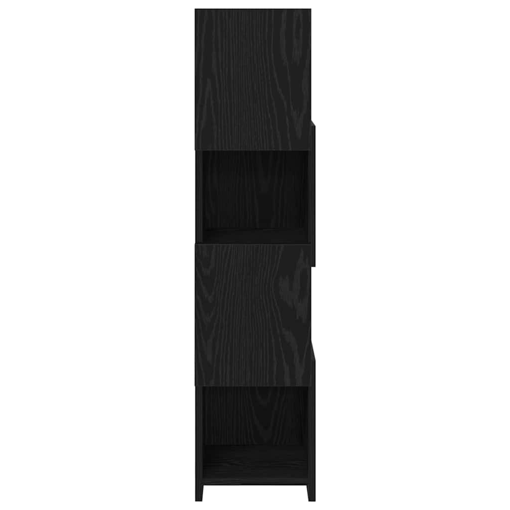 vidaXL Szafka narożna Czarny Dąb 25,5x25x102cm Materiał drewnopochodny