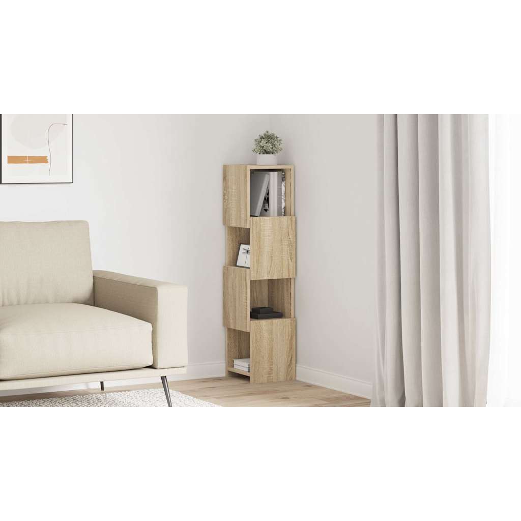 vidaXL Szafka narożna 25,5x25x102cm Drewno inżynieryjne Dąb Sonoma