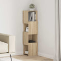 vidaXL Szafka narożna Dąb Sonoma 25,5x25x102cm Materiał drewnopochodny