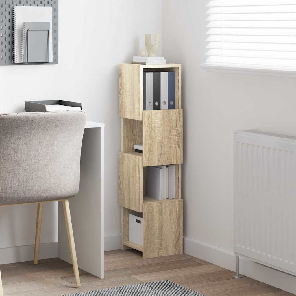 vidaXL Szafka narożna Dąb Sonoma 25,5x25x102cm Materiał drewnopochodny