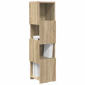 vidaXL Szafka narożna 25,5x25x102cm Drewno inżynieryjne Dąb Sonoma