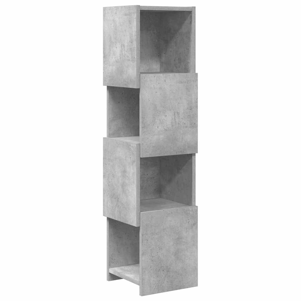 vidaXL Szafka narożna Betonowy szary 25,5x25x102cm