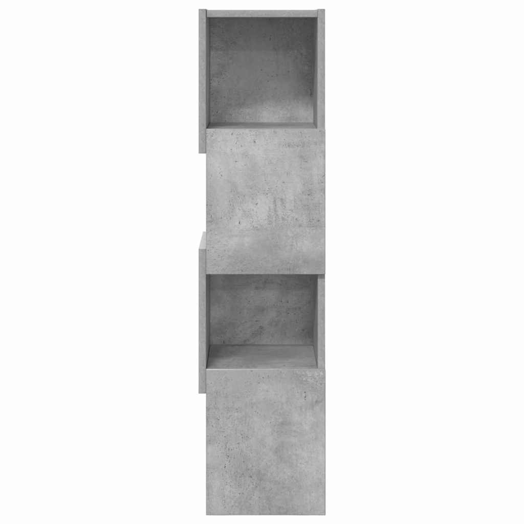 vidaXL Szafka narożna Betonowy szary 25,5x25x102cm