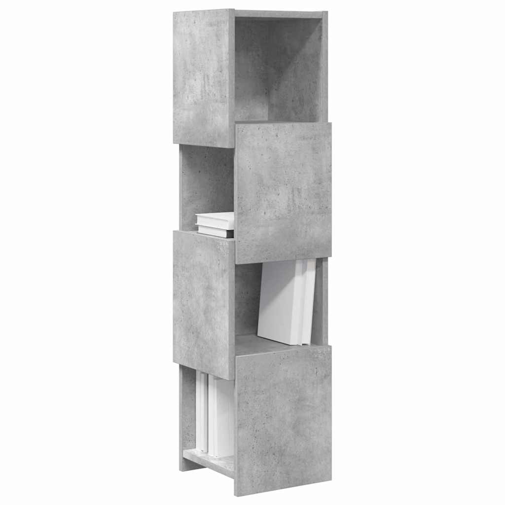 vidaXL Szafka narożna Betonowy szary 25,5x25x102cm