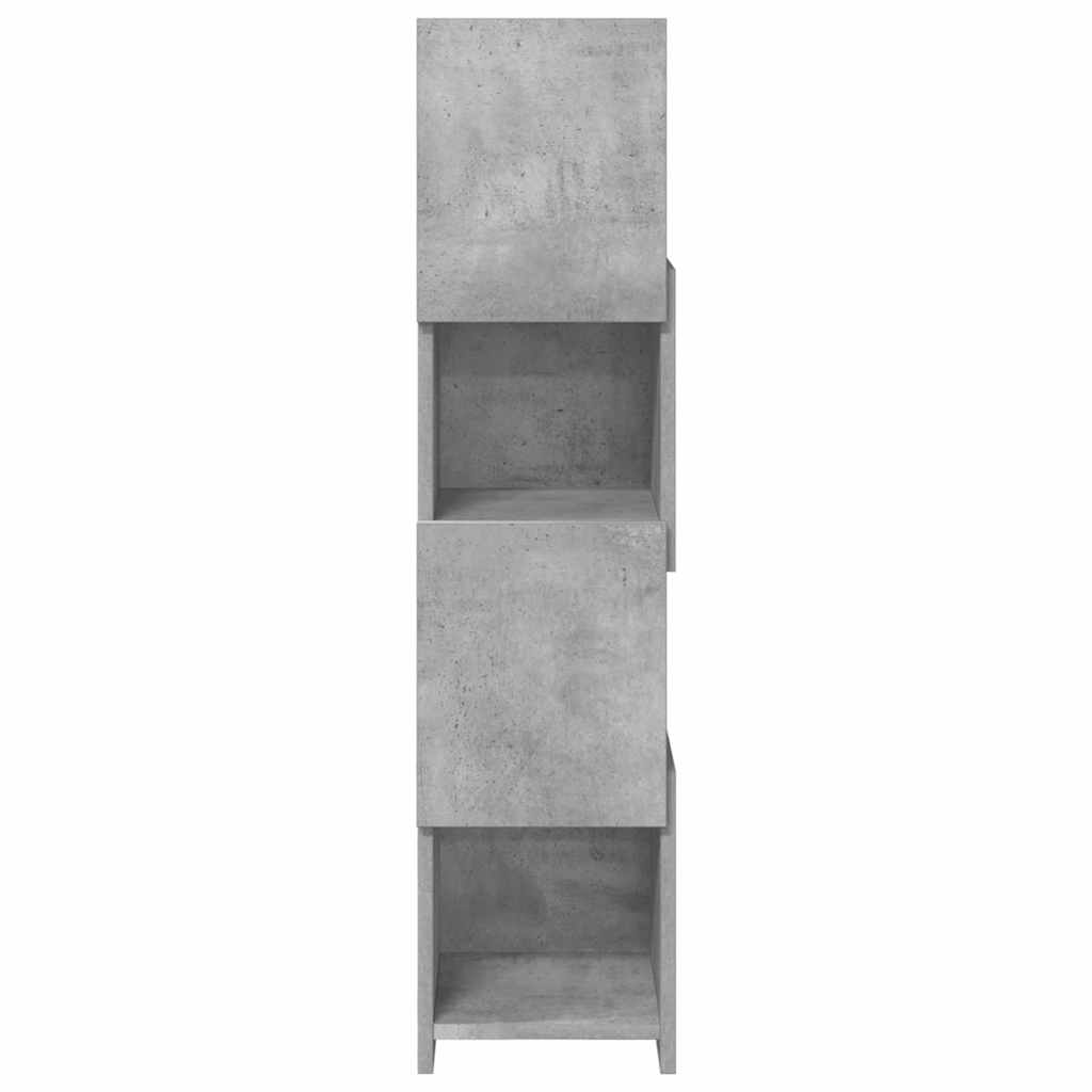 vidaXL Szafka narożna Betonowy szary 25,5x25x102cm