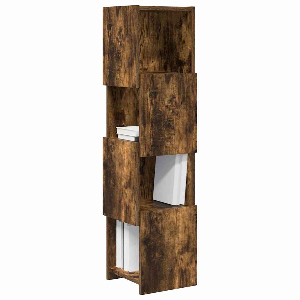 vidaXL Szafka narożna Dąb wędzony 25,5x25x102cm