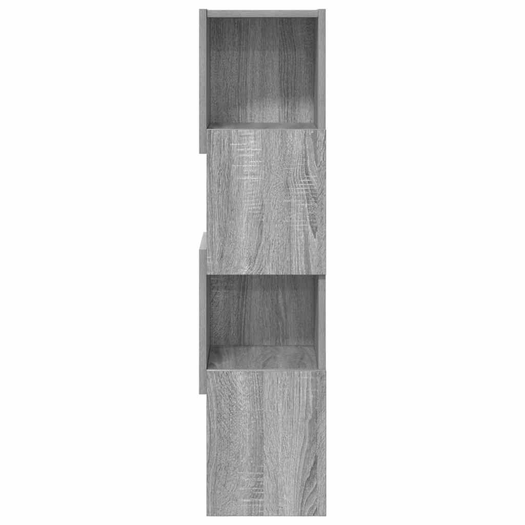vidaXL Szafka narożna Szary Sonoma 25,5x25x102cm