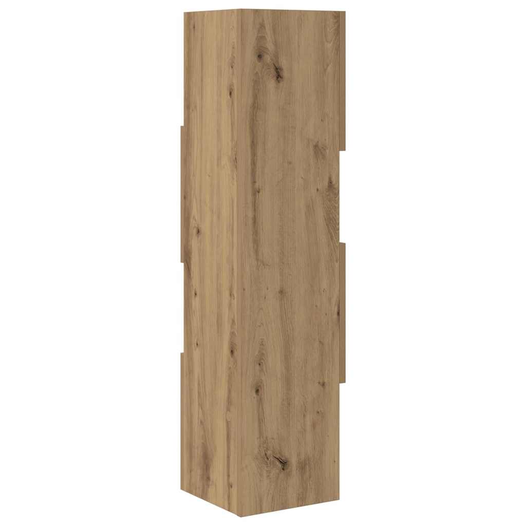 vidaXL Szafka narożna Dąb rzemieślniczy 25,5x25x102cm
