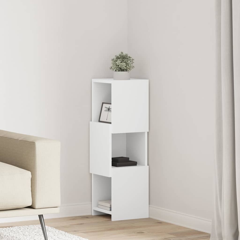 vidaXL Szafka narożna 25,5x25x80cm Materiał drewnopochodny