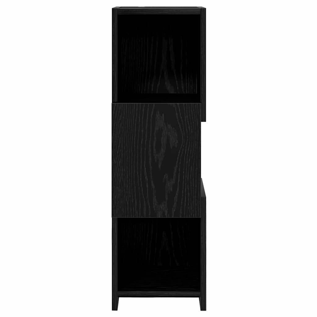 vidaXL Szafka narożna Czarny Dąb 25,5x25x80cm Materiał drewnopochodny