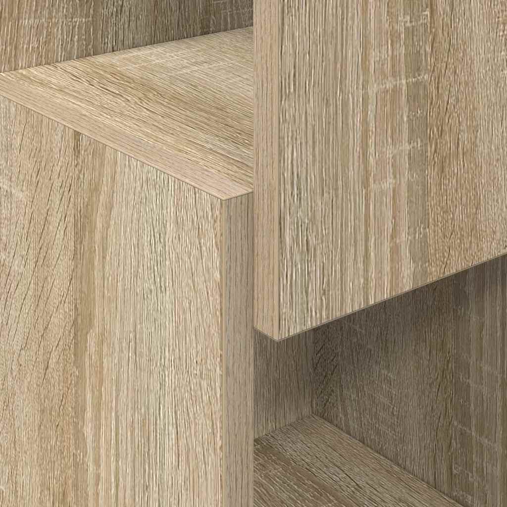vidaXL Szafka narożna Dąb Sonoma 25,5x25x80cm Materiał drewnopochodny
