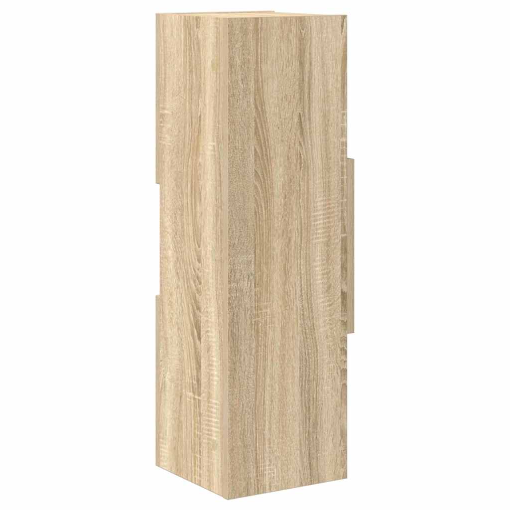 vidaXL Szafka narożna Dąb Sonoma 25,5x25x80cm Materiał drewnopochodny