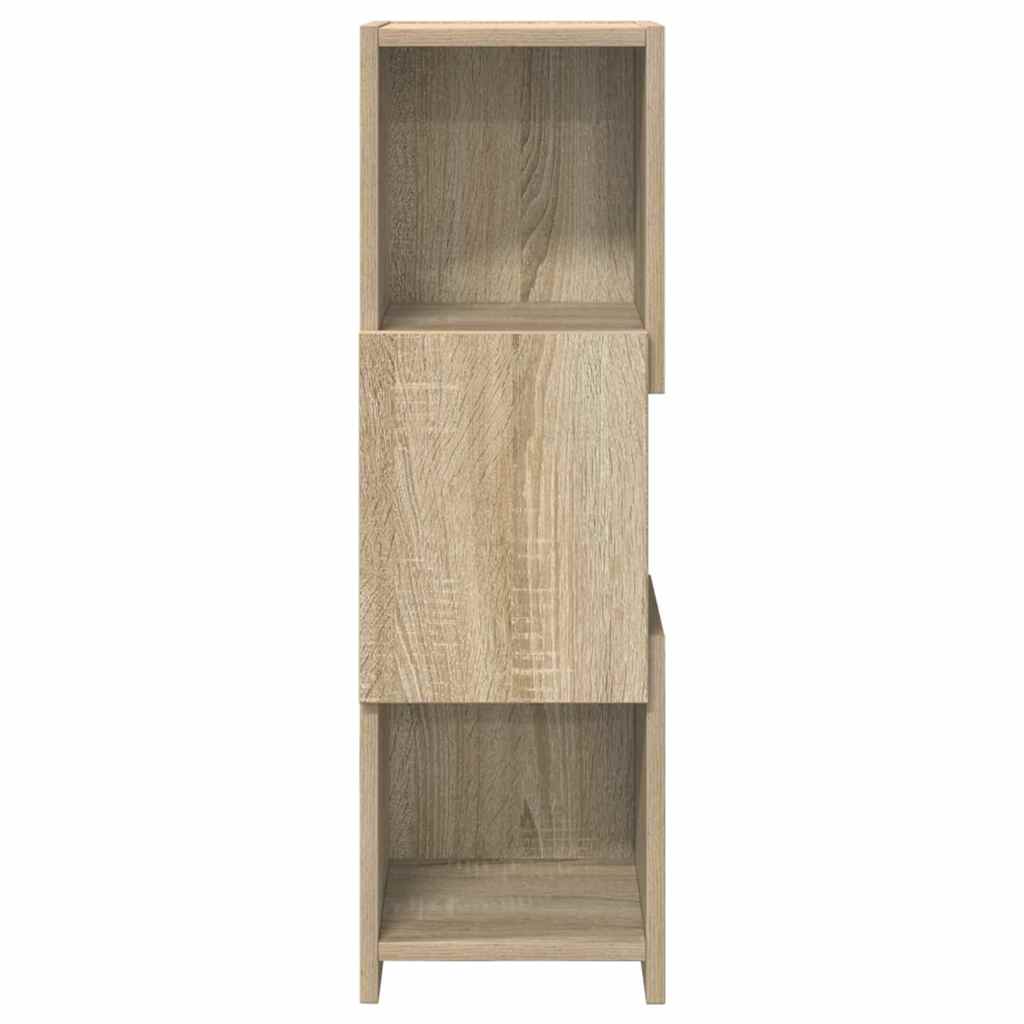 vidaXL Szafka narożna Dąb Sonoma 25,5x25x80cm Materiał drewnopochodny
