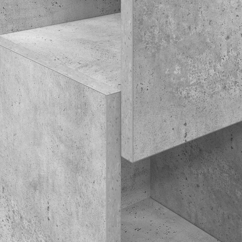 vidaXL Szafka narożna Betonowy szary 25,5x25x80cm