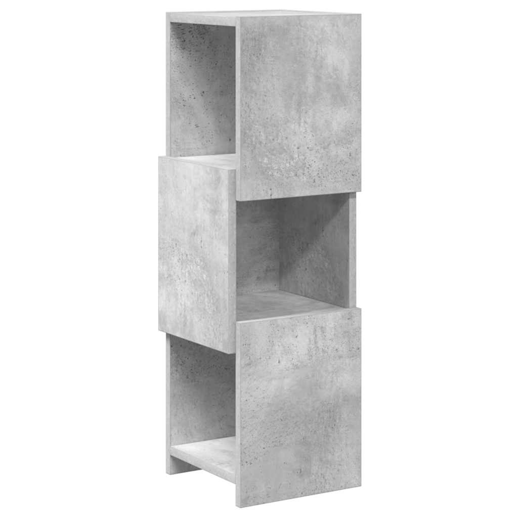 vidaXL Szafka narożna Betonowy szary 25,5x25x80cm