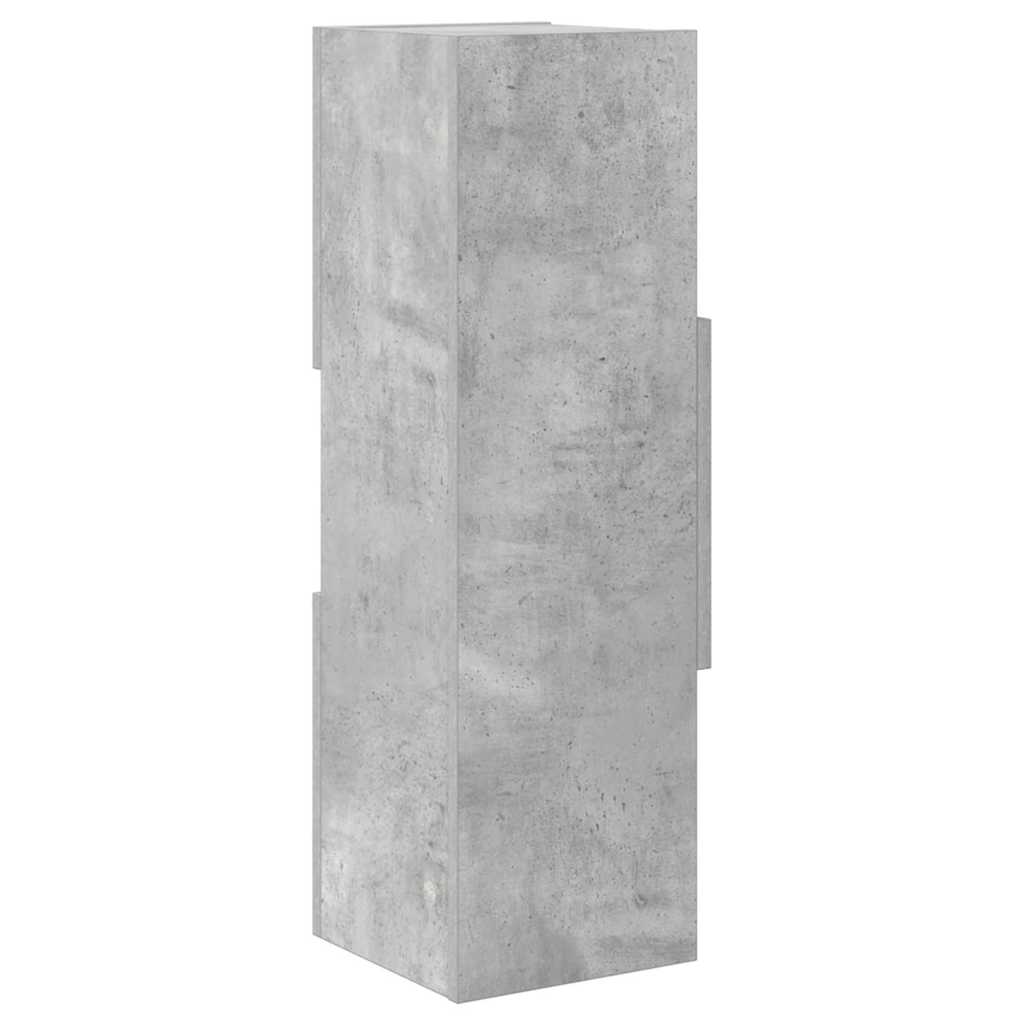 vidaXL Szafka narożna Betonowy szary 25,5x25x80cm