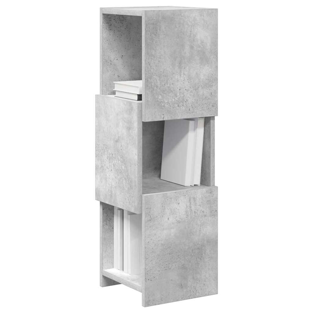 vidaXL Szafka narożna Betonowy szary 25,5x25x80cm