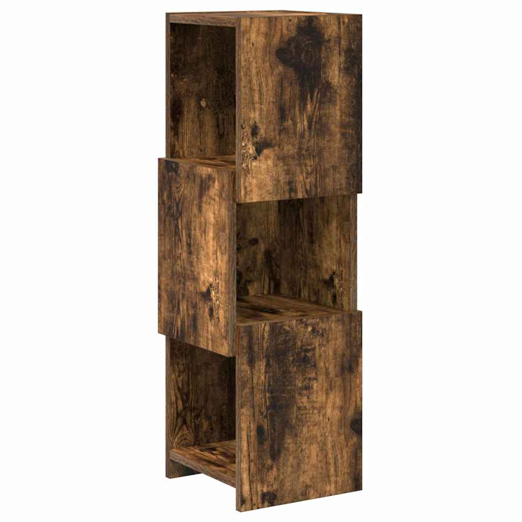 vidaXL Szafka narożna Dąb wędzony 25,5x25x80cm Materiał drewnopochodny