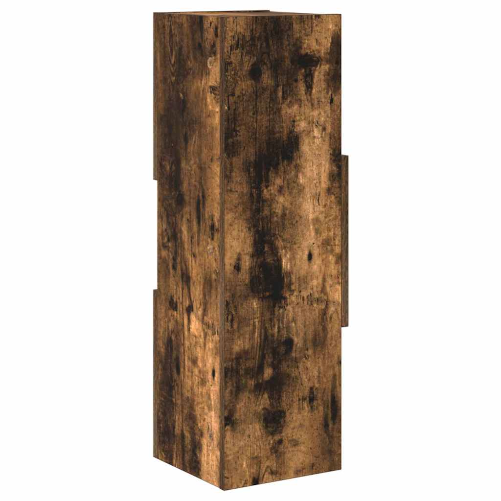 vidaXL Szafka narożna Dąb wędzony 25,5x25x80cm Materiał drewnopochodny