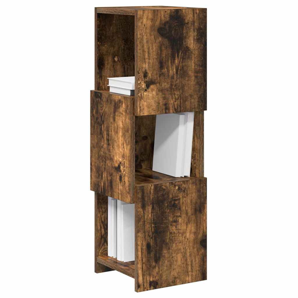 vidaXL Szafka narożna Dąb wędzony 25,5x25x80cm Materiał drewnopochodny