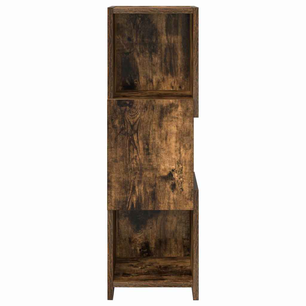 vidaXL Szafka narożna Dąb wędzony 25,5x25x80cm Materiał drewnopochodny