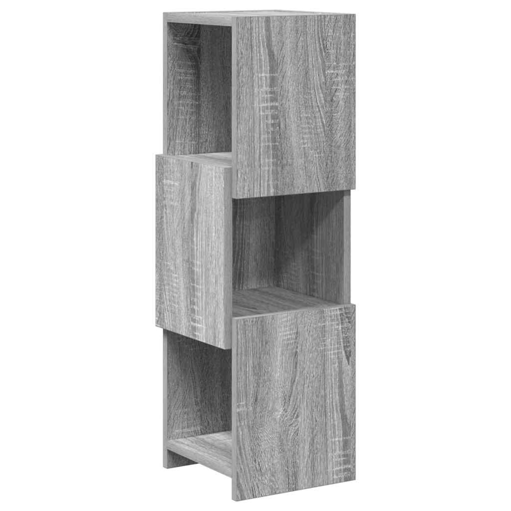 vidaXL Szafka narożna Szary Sonoma 25,5x25x80cm
