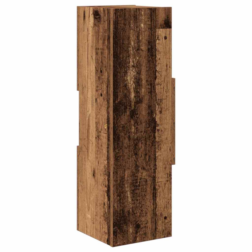 vidaXL Szafka narożna Stare drewno 25,5x25x80cm