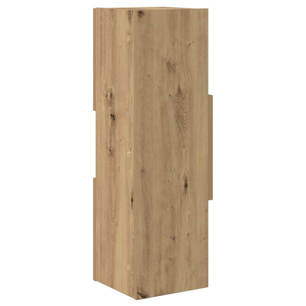 vidaXL Szafka narożna Dąb rzemieślniczy 25,5x25x80cm