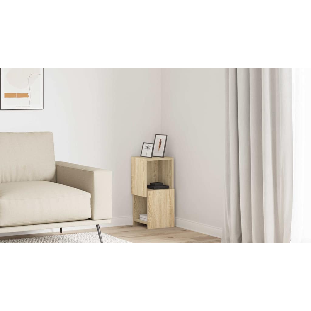 vidaXL Szafka narożna 25,5x25x55cm Drewno inżynieryjne Dąb Sonoma