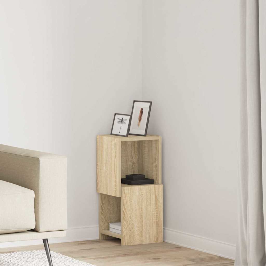 vidaXL Szafka narożna Dąb Sonoma 25,5x25x55cm Materiał drewnopochodny