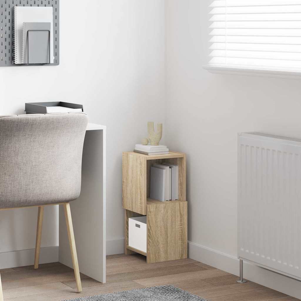 vidaXL Szafka narożna Dąb Sonoma 25,5x25x55cm Materiał drewnopochodny