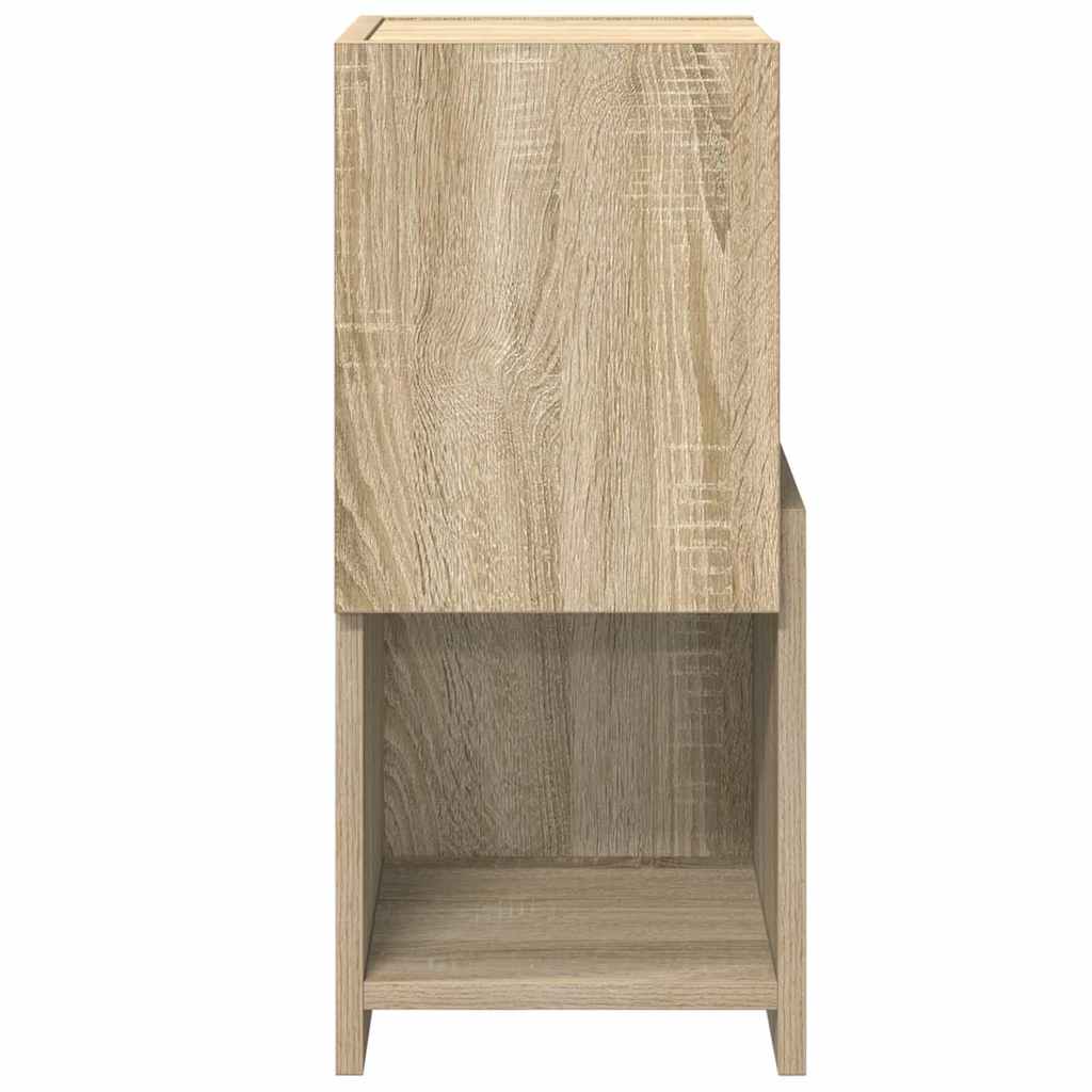 vidaXL Szafka narożna Dąb Sonoma 25,5x25x55cm Materiał drewnopochodny