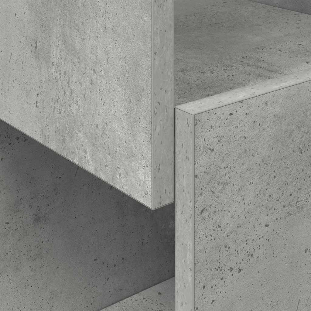 vidaXL Szafka narożna Betonowy szary 25,5x25x55cm