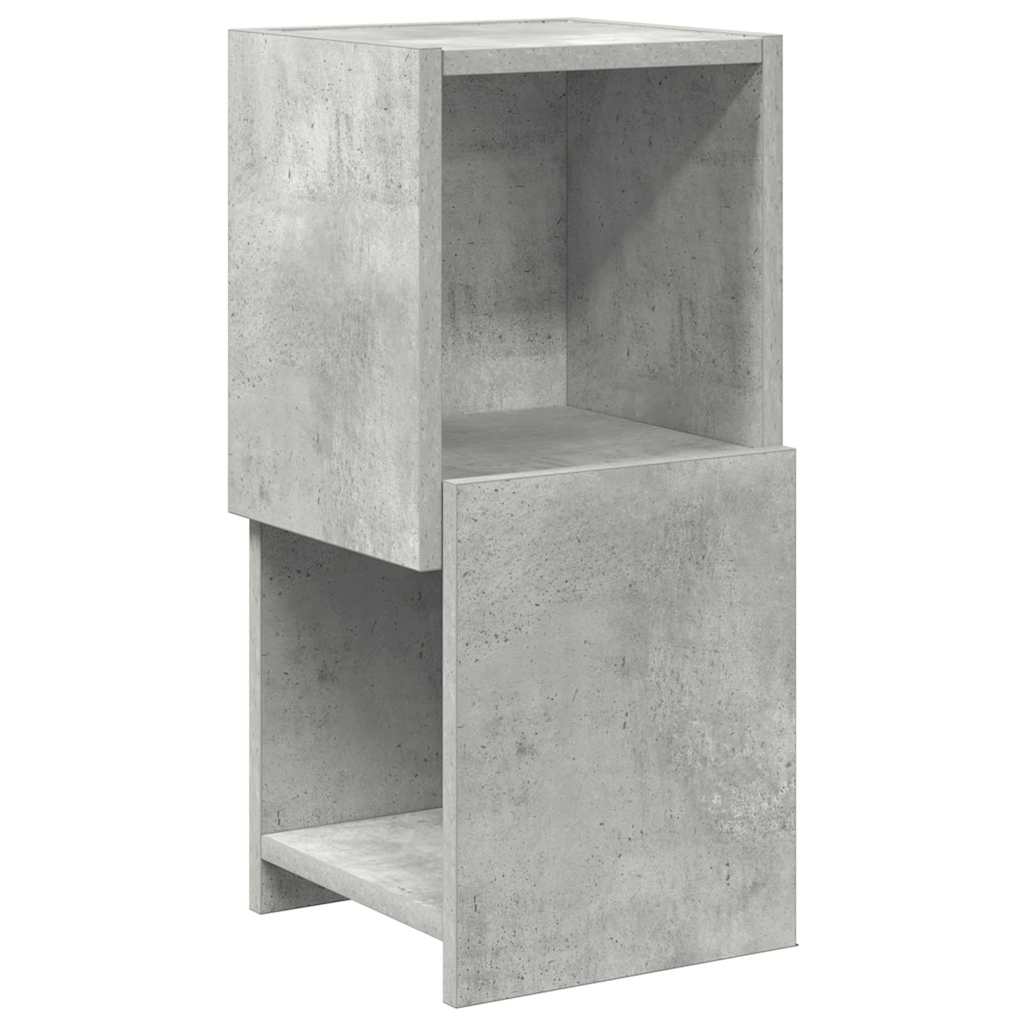vidaXL Szafka narożna Betonowy szary 25,5x25x55cm