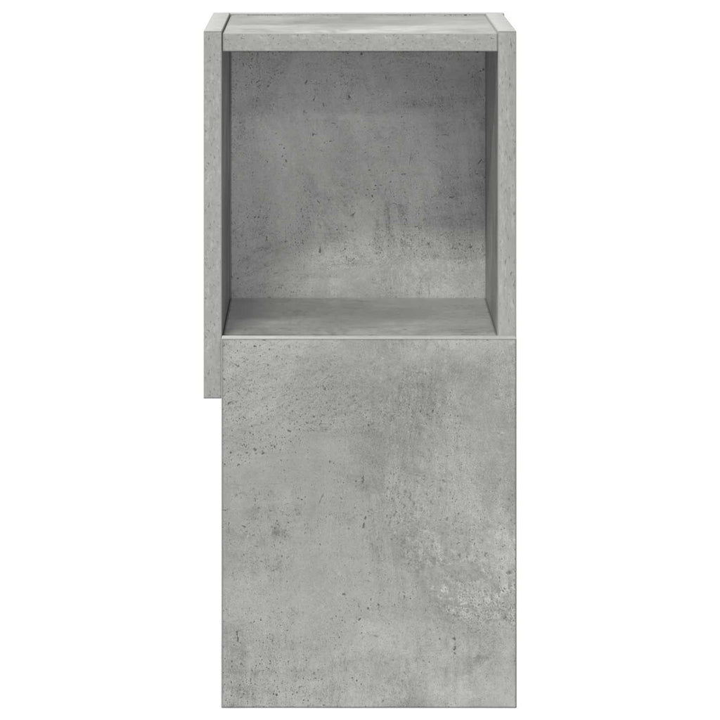 vidaXL Szafka narożna Betonowy szary 25,5x25x55cm