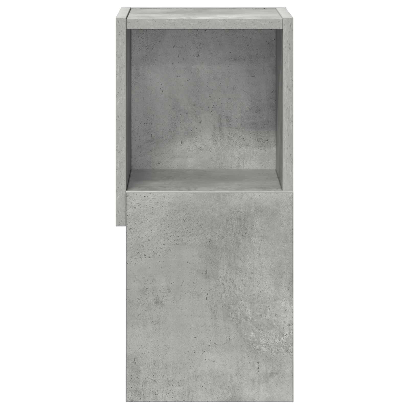 vidaXL Szafka narożna Betonowy szary 25,5x25x55cm