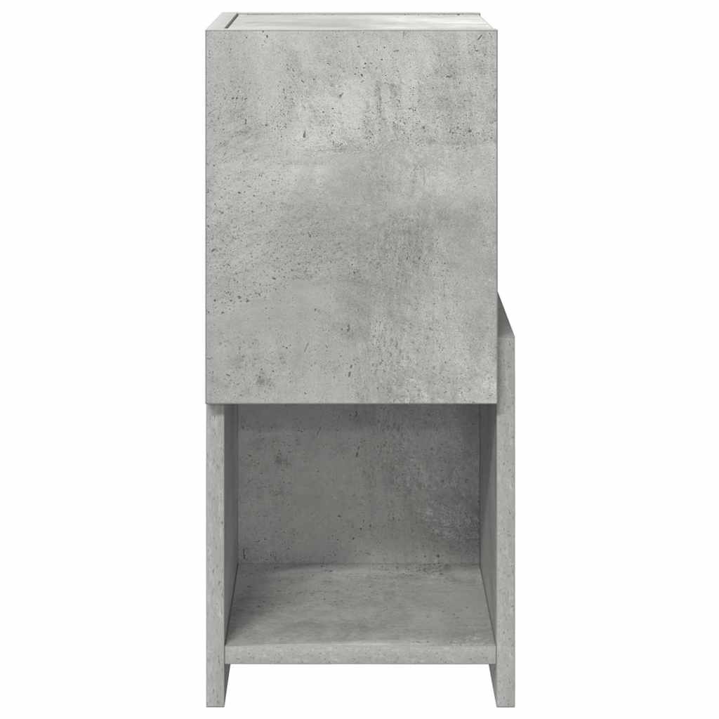 vidaXL Szafka narożna Betonowy szary 25,5x25x55cm