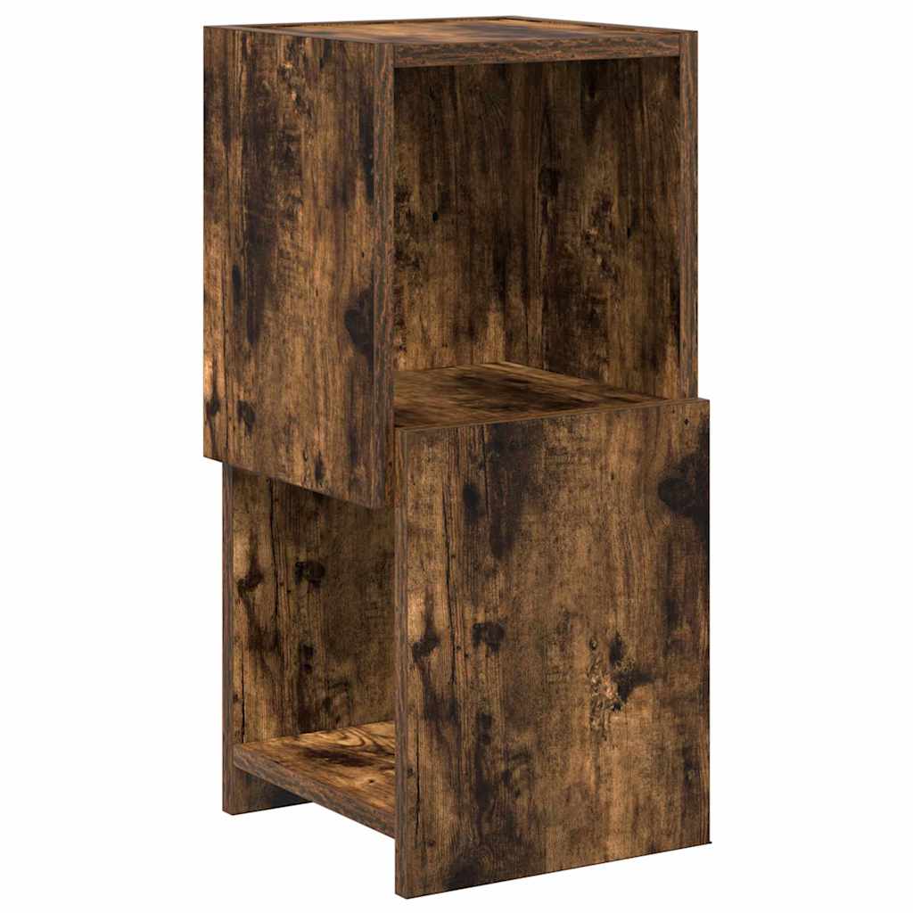 vidaXL Szafka narożna Dąb wędzony 25,5x25x55cm Materiał drewnopochodny