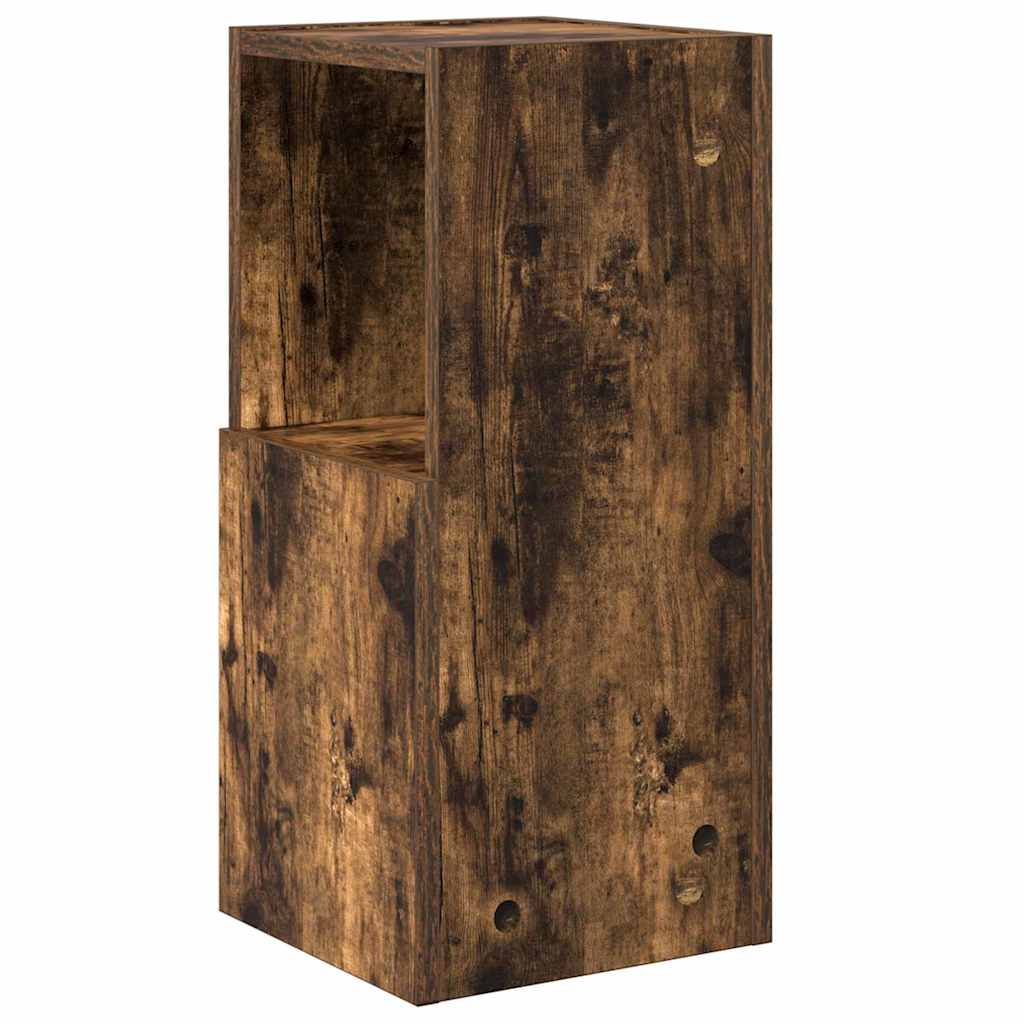 vidaXL Szafka narożna Dąb wędzony 25,5x25x55cm Materiał drewnopochodny