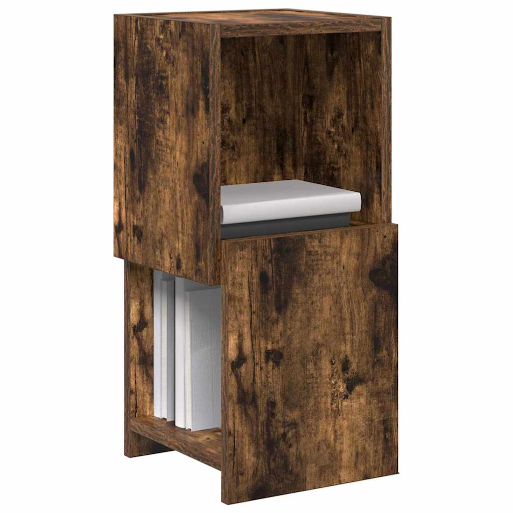 vidaXL Szafka narożna Dąb wędzony 25,5x25x55cm Materiał drewnopochodny