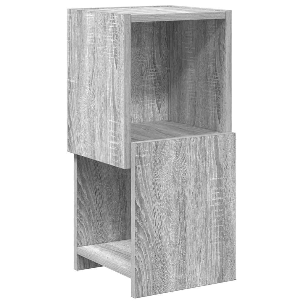 vidaXL Szafka narożna Szary Sonoma 25,5x25x55cm