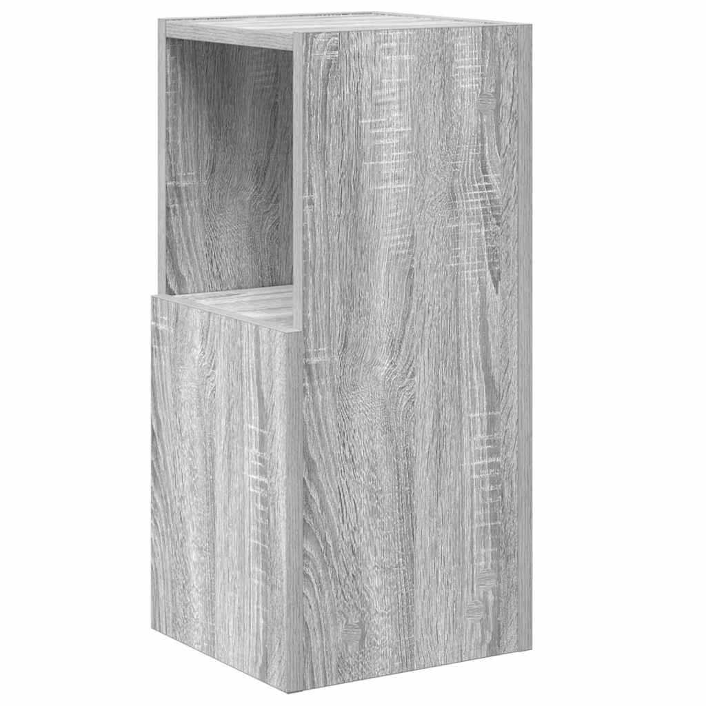 vidaXL Szafka narożna Szary Sonoma 25,5x25x55cm