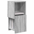vidaXL Szafka narożna 25,5x25x55cm Drewno inżynieryjne Szary Sonoma