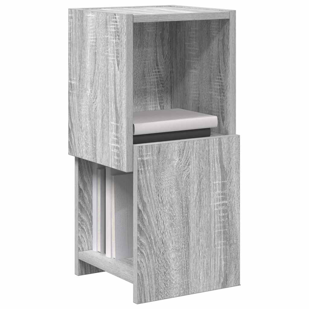 vidaXL Szafka narożna Szary Sonoma 25,5x25x55cm