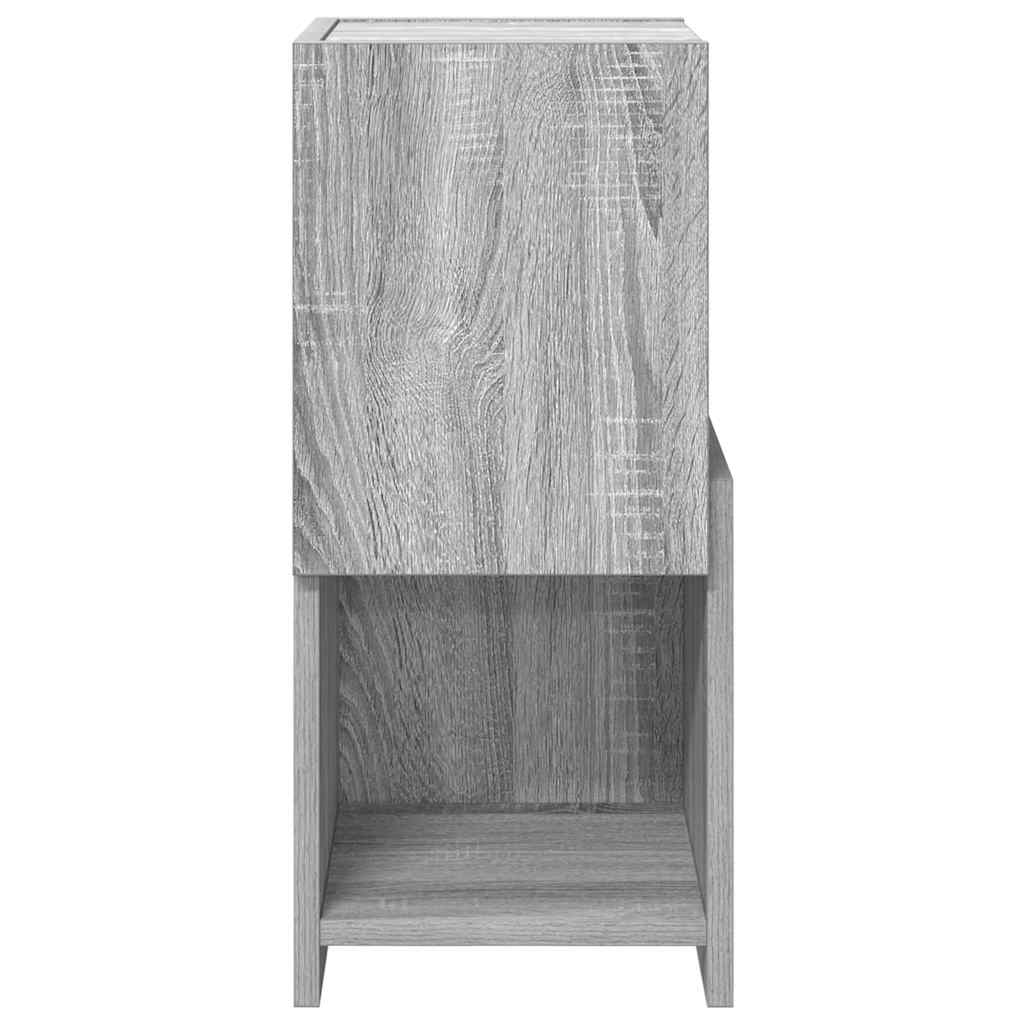 vidaXL Szafka narożna Szary Sonoma 25,5x25x55cm