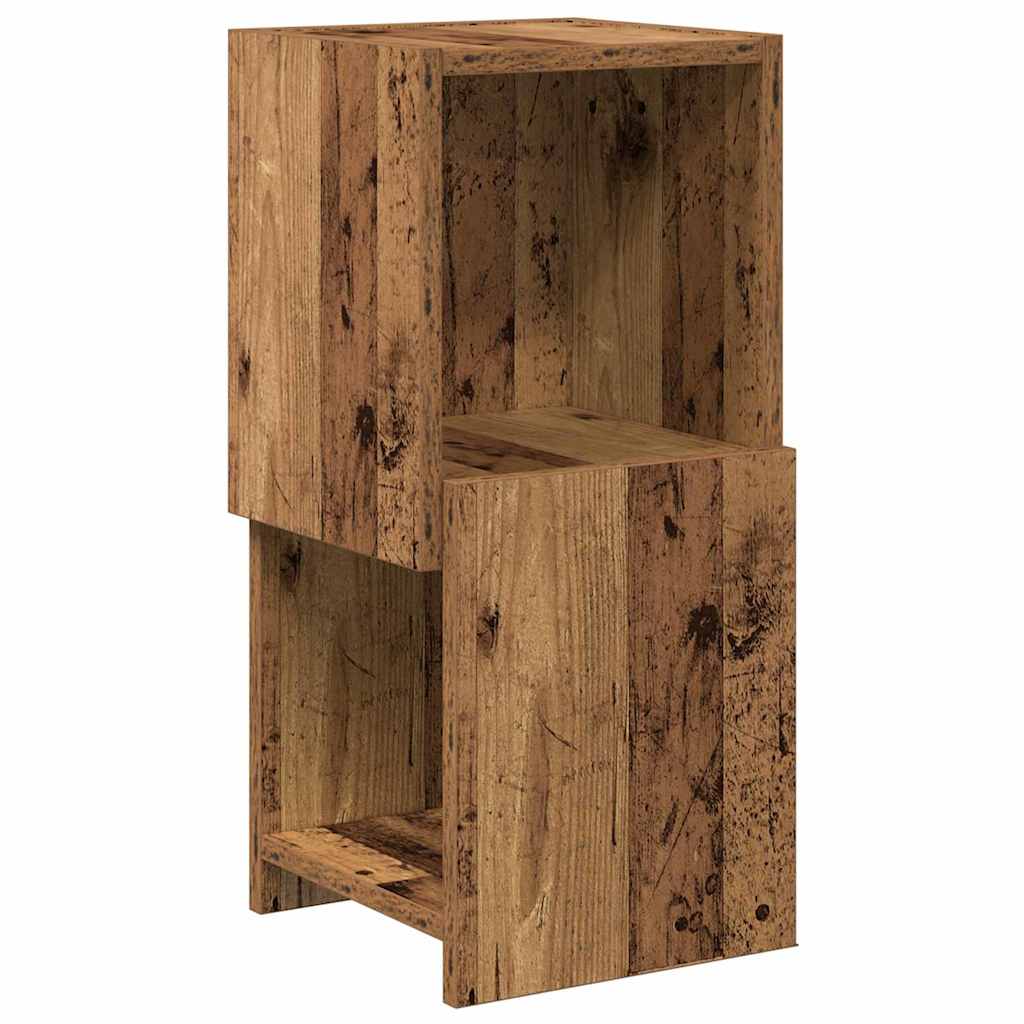 vidaXL Szafka narożna Stare drewno 25,5x25x55cm